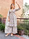 Candy Floss Alia Cut Sharara Readymade Suits Catalog

